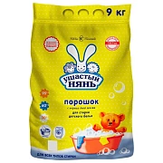Стиральный порошок для всех типов стирки 9 кг, УШАСТЫЙ НЯНЬ, 10168, 01016
