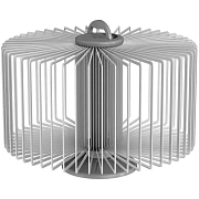 Демосистема настольная А4, 30 рамок, серый с серыми кантами