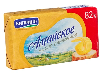 Масло сливочное Киприно Алтайское 82%, 150г