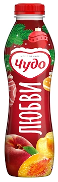 Йогурт питьевой Чудо Персик-абрикос 1.9%, 680г
