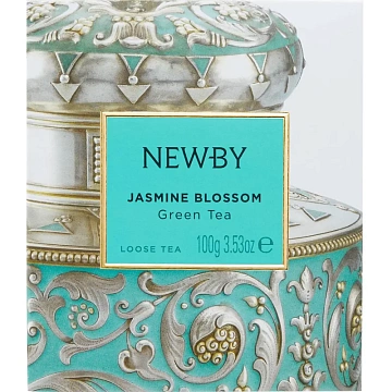 Чай зеленый Newby цветок жасмина, 100г