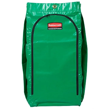 Мешок для уборочных тележек Rubbermaid 129л, зеленый, 1966884