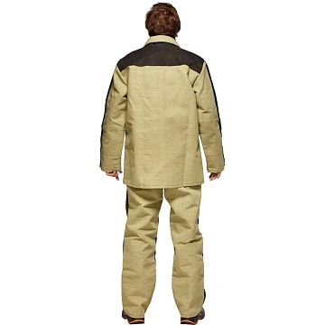 Костюм сварщика брезент+спилок КБР (арт.КС09) 48-50/170-176