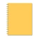 Бизнес-тетрадь А5,96л,кл,спир,пластик,тон.бл. Attache Bright colours Желтый