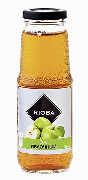 Сок Rioba яблоко, 250мл, стекло