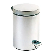 Мусорное ведро с педалью Nofer нерж.сталь 3л, матовое, 09100.03.S