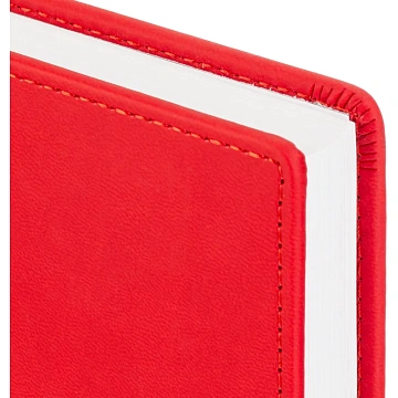 Ежедневник датированный 2026 А5+ VELVET красный 3-123/10