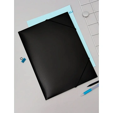 Папка на резинках ATTACHE F315/06 черная
