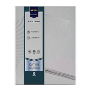 METRO PROFESSIONAL Простыня сатин, 150 х 220см