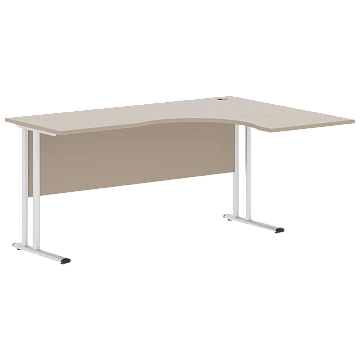 Стол эргономичный СА-4M(R) Мокачино/серебро 1600х900х755 Imago M