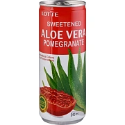 Сокосодержащий напиток Lotte Алоэ вера- гранат, 240мл, ж/б
