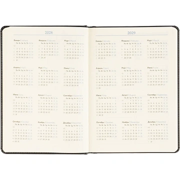 Ежедневник недатированный ATTACHE Classic А5, 140х200мм, 136л, черный