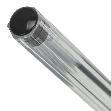 Ручка шариковая STAFF 'Basic Budget BP-04', ЧЕРНАЯ, линия письма 0,5 мм, с штрихкодом, 143869