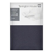 Tarrington House Пододеяльник графит трикотаж на молнии, 200 x 210см