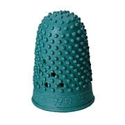 Напальчник для бумаг d=20мм высота 32мм, зеленый резина