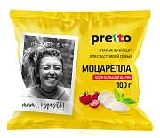 Сыр Pretto Фиор Ди Латте Моцарелла в воде 45%, 100г