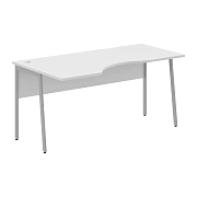 Стол прямой СА-1P(L) Белый/Алюминий 1600х900х755 IMAGO PLUS