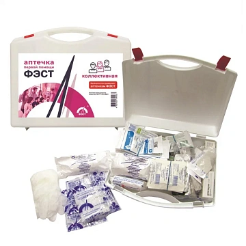 Аптечка первой помощи коллективная ФЭСТ (до 20 человек) (полистирол) 2.1