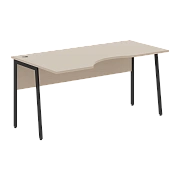 Стол прямой СА-1P(L) Мокачино/Антрацит 1600х900х755 IMAGO PLUS
