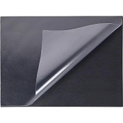 Коврик на стол 530х660мм черный с прозрачным верхним листом