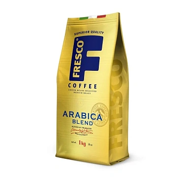 Кофе в зернах FRESCO 'Arabica Blend' 1 кг, арабика 100%
