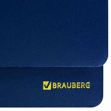 Планинг настольный недатированный (305x140 мм) BRAUBERG 'Select', балакрон, 60 л., синий, 111698