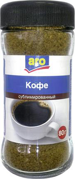 Кофе растворимый Aro 80г