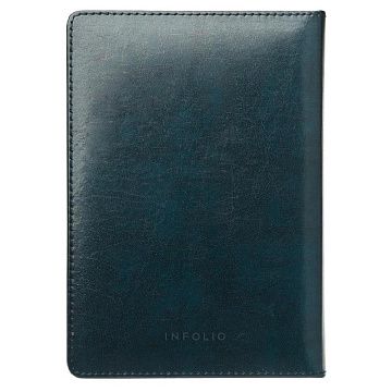 Ежедневник недатированный синий, тв пер 140х200, 160л, Britannia I508/blue