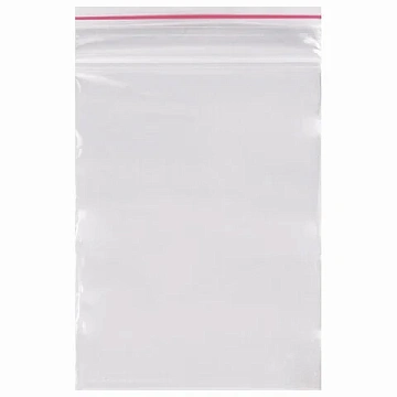 Пакеты с замком ZIP LOCK 'зиплок', комплект 100 шт., 40х60 мм, ПВД, толщина 35 микрон, BRAUBERG, 606