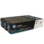 Картридж лазерный HP (CF341A) CLJ CP1025/M275/M175, №126A, оригинальный, КОМПЛЕКТ 3 цвета ресурс по