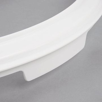 Крышка для мусорного контейнера Rubbermaid Brute 121.1л, поворотная, белая, FG9G7800WHT