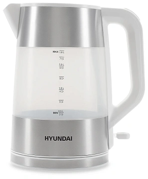 Чайник электрический Hyundai HYK-P4025 белый, 1.9л, 2200Вт