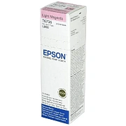 Чернила EPSON 673 (T6736) для СНПЧ Epson L800/L805/L810/L850/L1800, светло-пурпурные, ОРИГИНАЛЬНЫЕ,