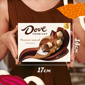 Конфеты шоколадные Dove Promises молочный шоколад, 120 г