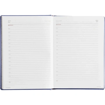 Ежедневник недатированный А5+, 136л, VELVET сиреневый  3-115/11