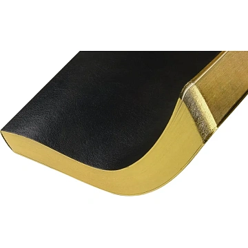 Ежедневник недатированный А5 MEGAPOLIS NEBRASKA FLEX черн/зол.обр 3-692/02