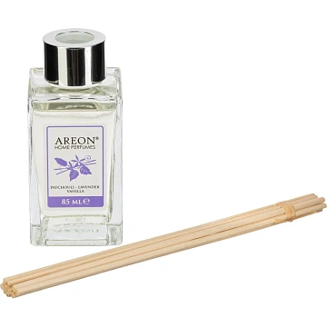 Аромадиффузор AREON STICKS PREMIUM 85 ml. Патчоули-лаванда-ваниль