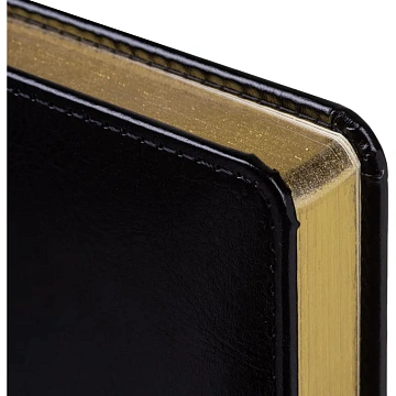 Ежедневник недатированный ATTACHE Gold А6, 160л, черный