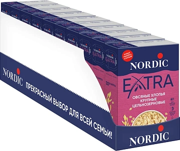 Хлопья овсяные Nordic Ленивая овсянка, 400г