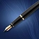 Ручка подарочная перьевая WATERMAN 'Expert 3 Black Lacquer GT', черный лак, позолоченные детали, синяя, S0951640