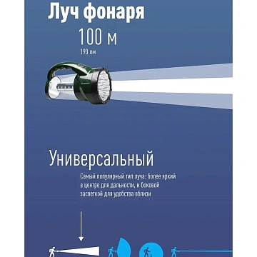 Фонарь светодиодный КОСАР2008L, комбинированный
