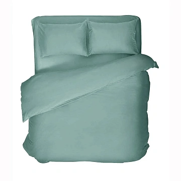 Простыня на резинке Verossa Melange Emerald, 160 х 200см