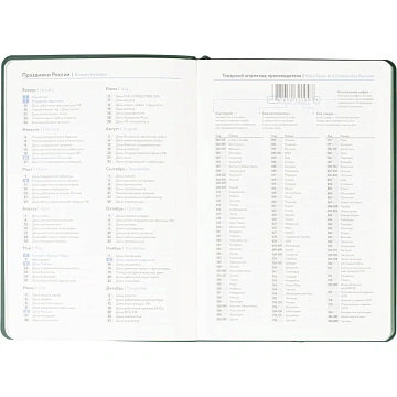 Ежедневник недатированный ATTACHE Soft touch А5,140х200мм,136л, темно-зелен