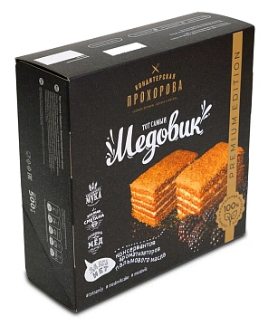 Торт Кондитерская Прохорова Медовик, 500г