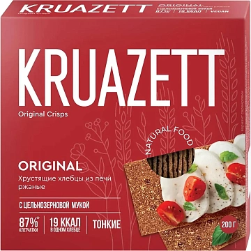 Хлебцы Круазетт ржаные тонкие к/п 200 г