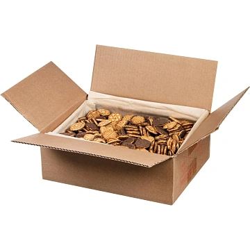 Печенье Яшкино Чайное,сахарное с глазированным дном, 4кг (УР303)