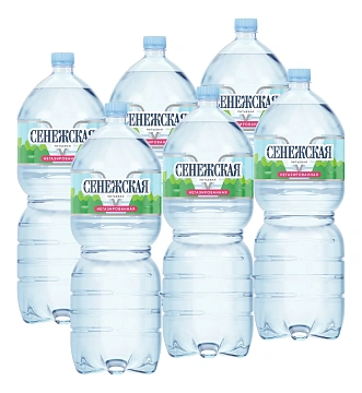 Вода Сенежская негазированная, 3л x 6 шт