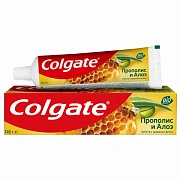 Зубная паста 100 мл COLGATE 'Прополис и алоэ', забота о деснах, с фторидом и кальцием, 7891024131411