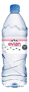 Вода Evian минеральная негазированная, 1л