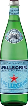 Вода Sanpellegrino минеральная газированная, 750мл x 15 шт